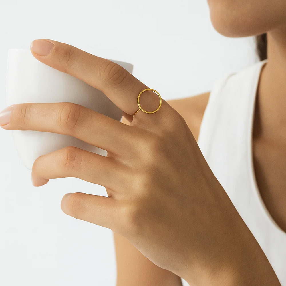 انگشتر دایره تو خالی